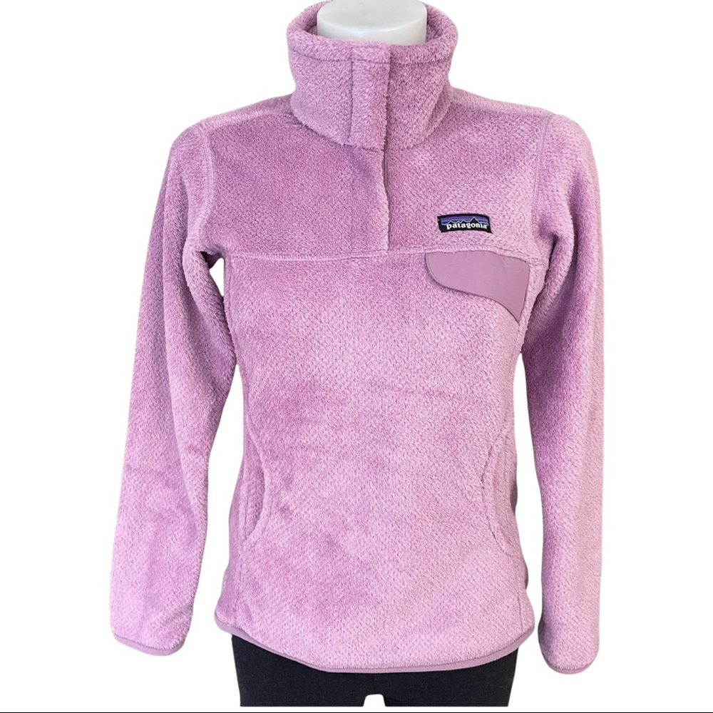 PATAGONIA Women's Re-Tool Snap-T® Fleece Pullover Polartec Thermal Pro sz XS